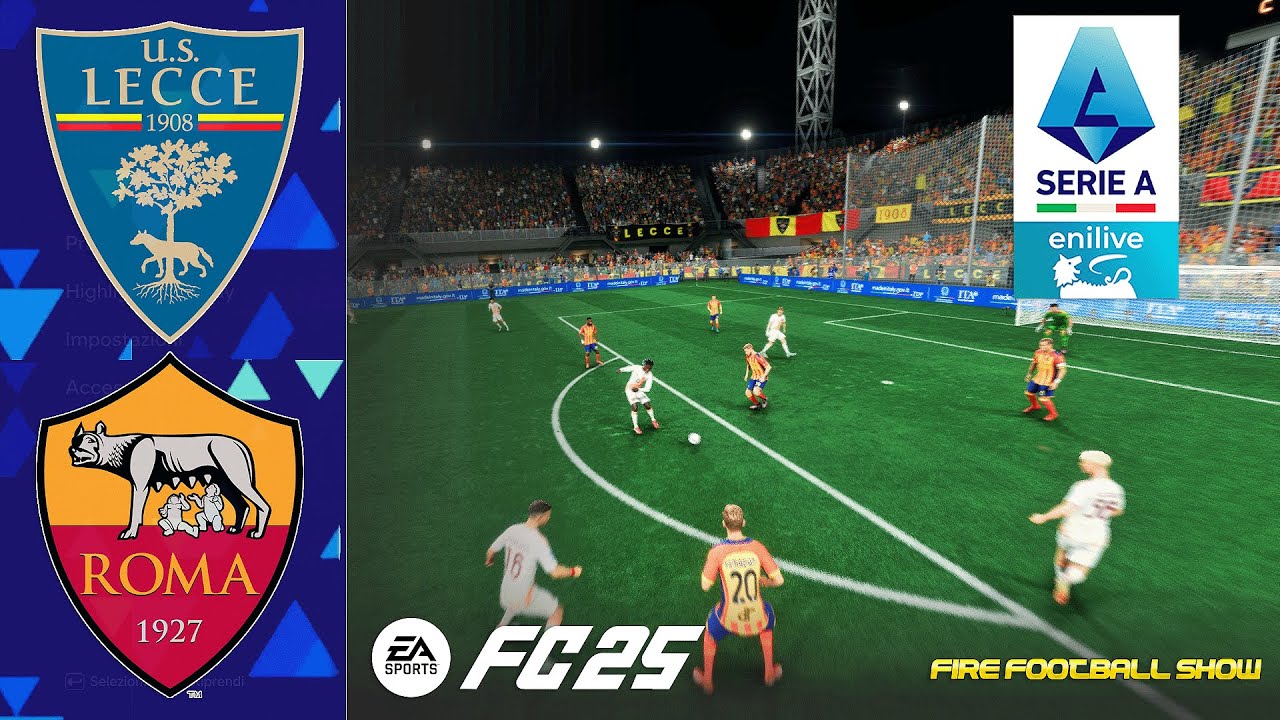 Lecce vs Roma | Serie A 24/25 (30° Giornata) | EA Sports FC 25