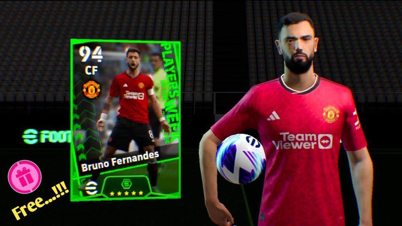 Trick to get New BRUNO FERNANDES Potw Booster in eFootball 2024 mobile.