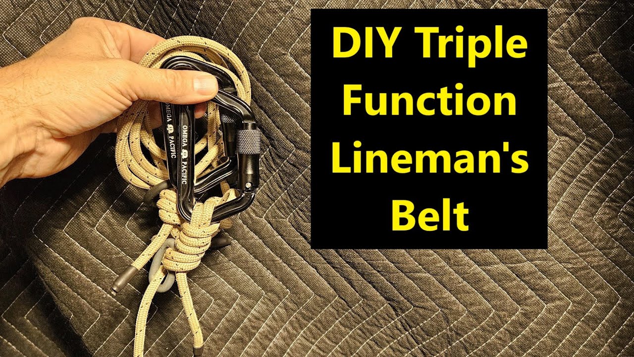 DIY Triple Function Lineman's Belt