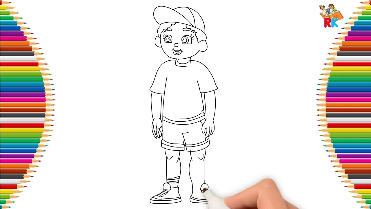 How To Draw Dylan || Easy Step By Step Drawing