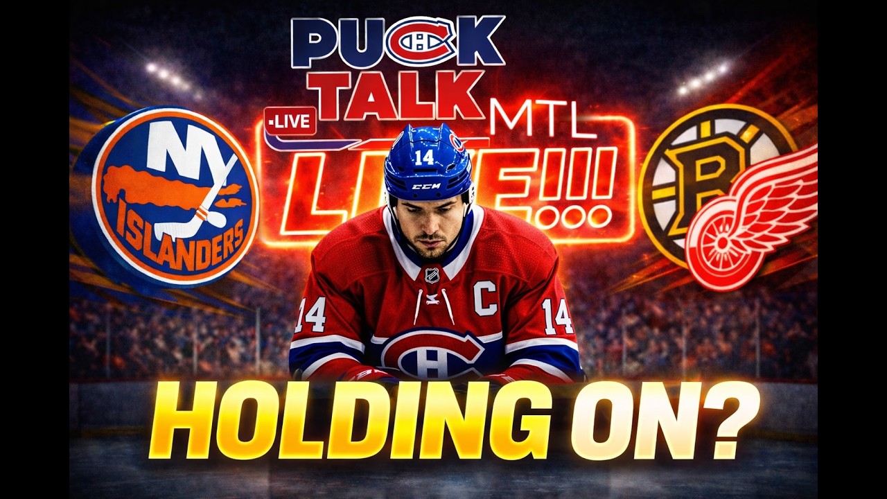 The Canadiens’ Playoff Grip Is Slipping | Huge Test vs Islanders | PuckTalk MTL LIVE!!