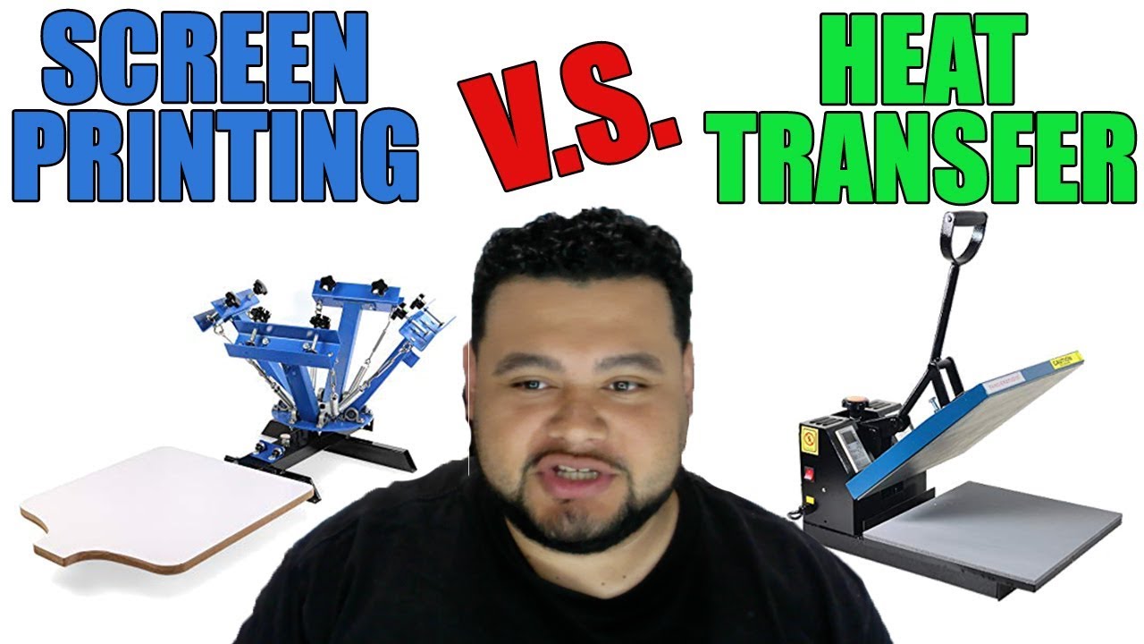 Screen Printing VS Plastisol Heat Transfer (Best to get Started Low Budget)