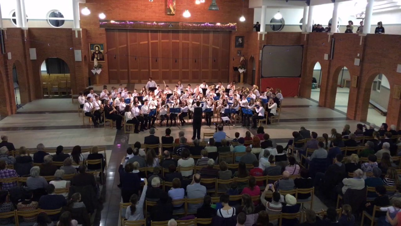 Jótékonysági koncert, győri Liszt Ferenc Zeneiskola Fúvószenakara