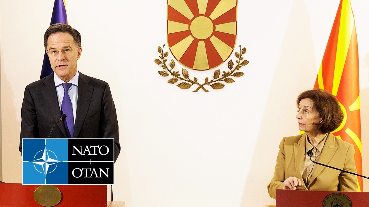 NATO Secretary General & the President of North Macedonia 🇲🇰Gordana Siljanovska-Davkova, 03 MAR 2026