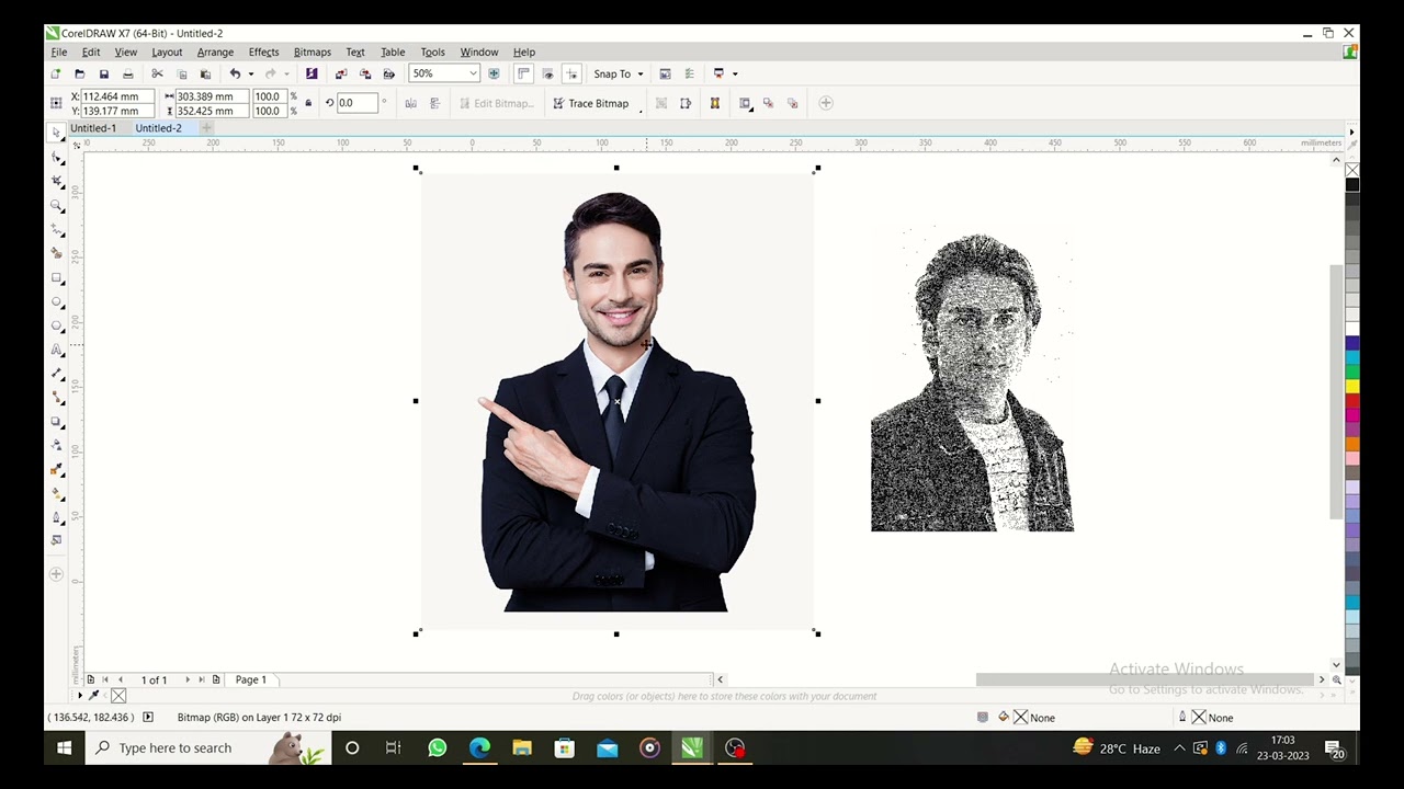 ENGRAVING PHOTO | HOW TO EDIT | MOBILE GOLDENPANNEL | CO2 LASER MACHINE | CORELDRAW