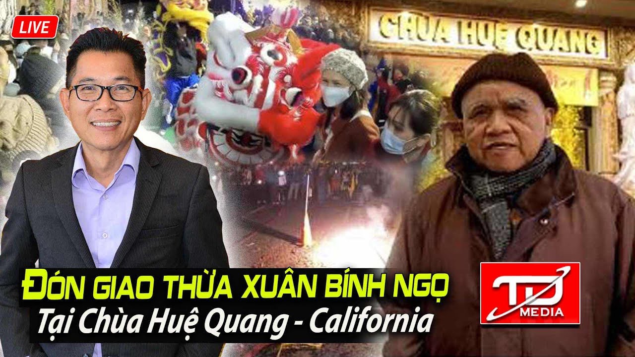 Đón Giao Thừa Xuân Bính Ngọ 2026 tại Chùa Huệ Quang - California