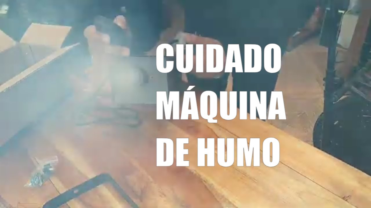 Máquina de humo F 400, F 700, F 900, F 1000, F 1500  Recomendaciones.