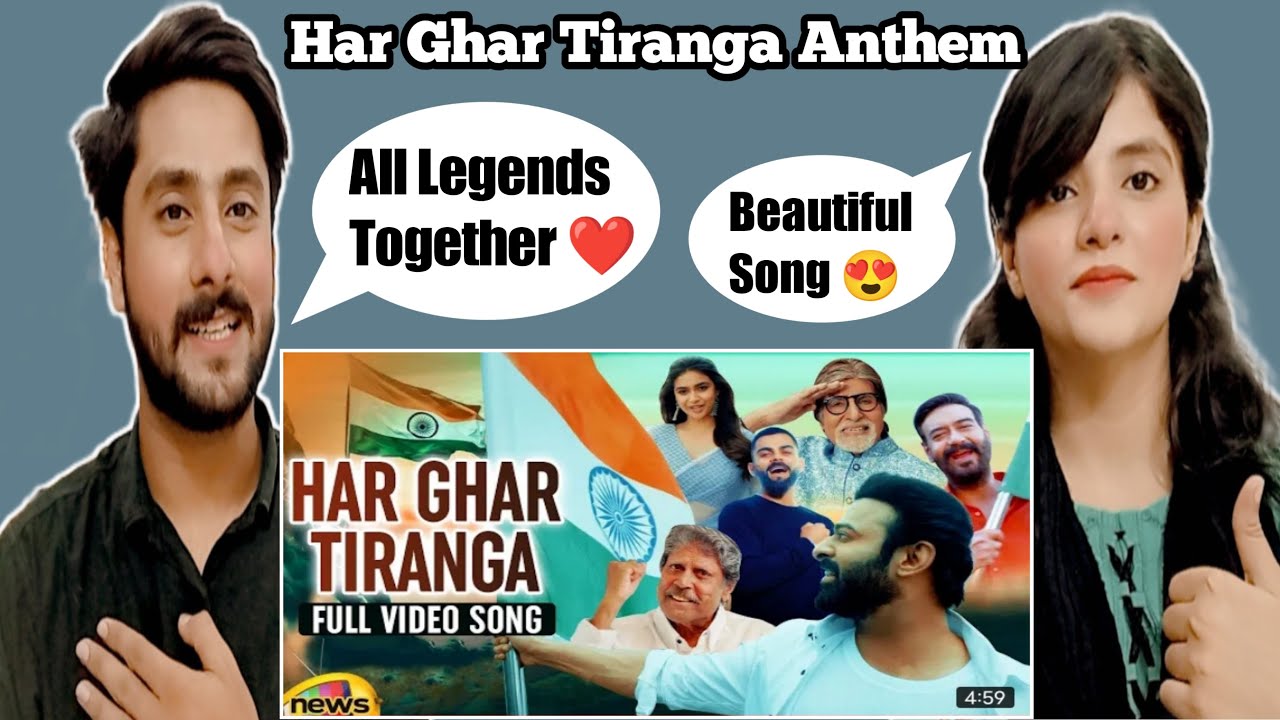 Pakistani Reacts | Har Ghar Tiranga Anthem | Prabhas | Narendra Modi | Amit Mahotsav