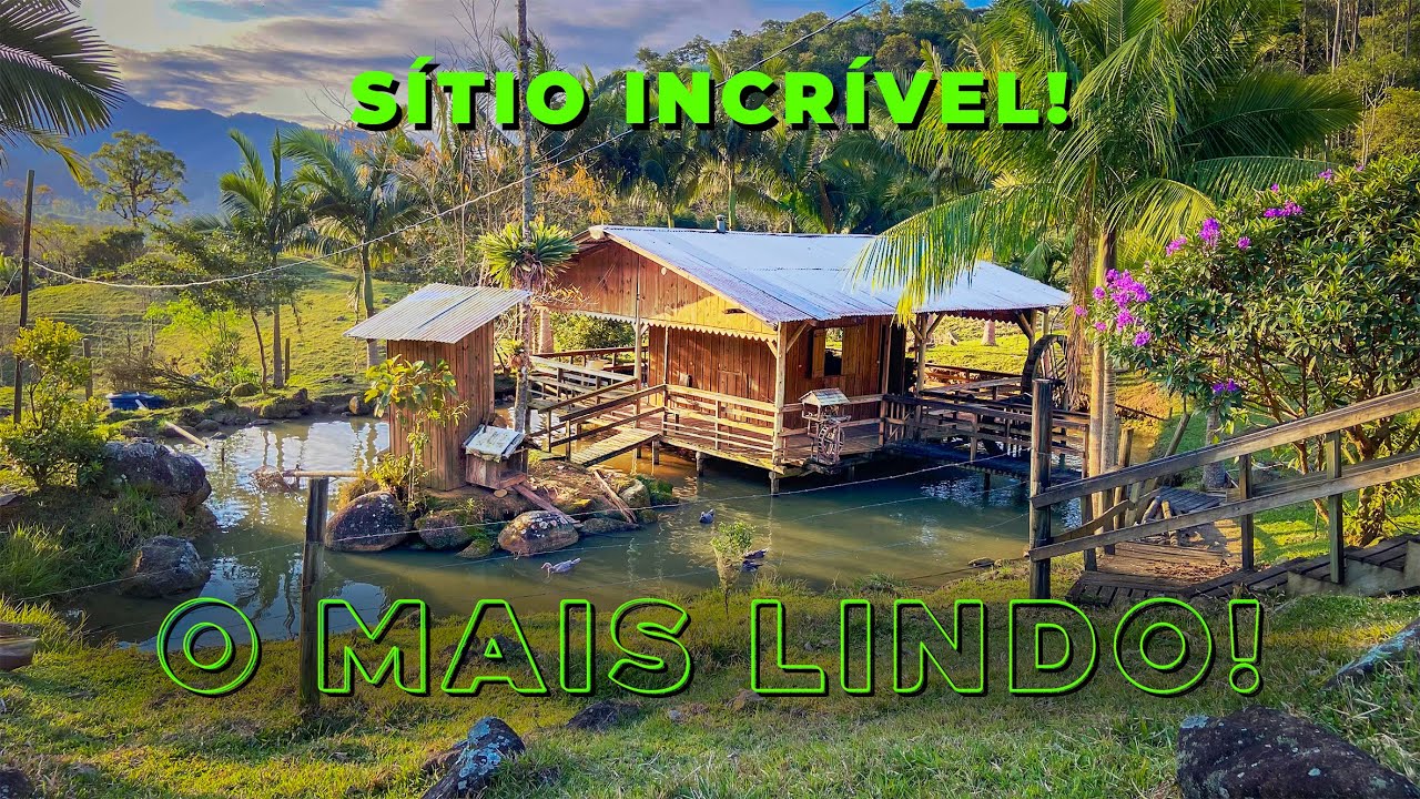 O sítio mais lindo da região! Muita água!