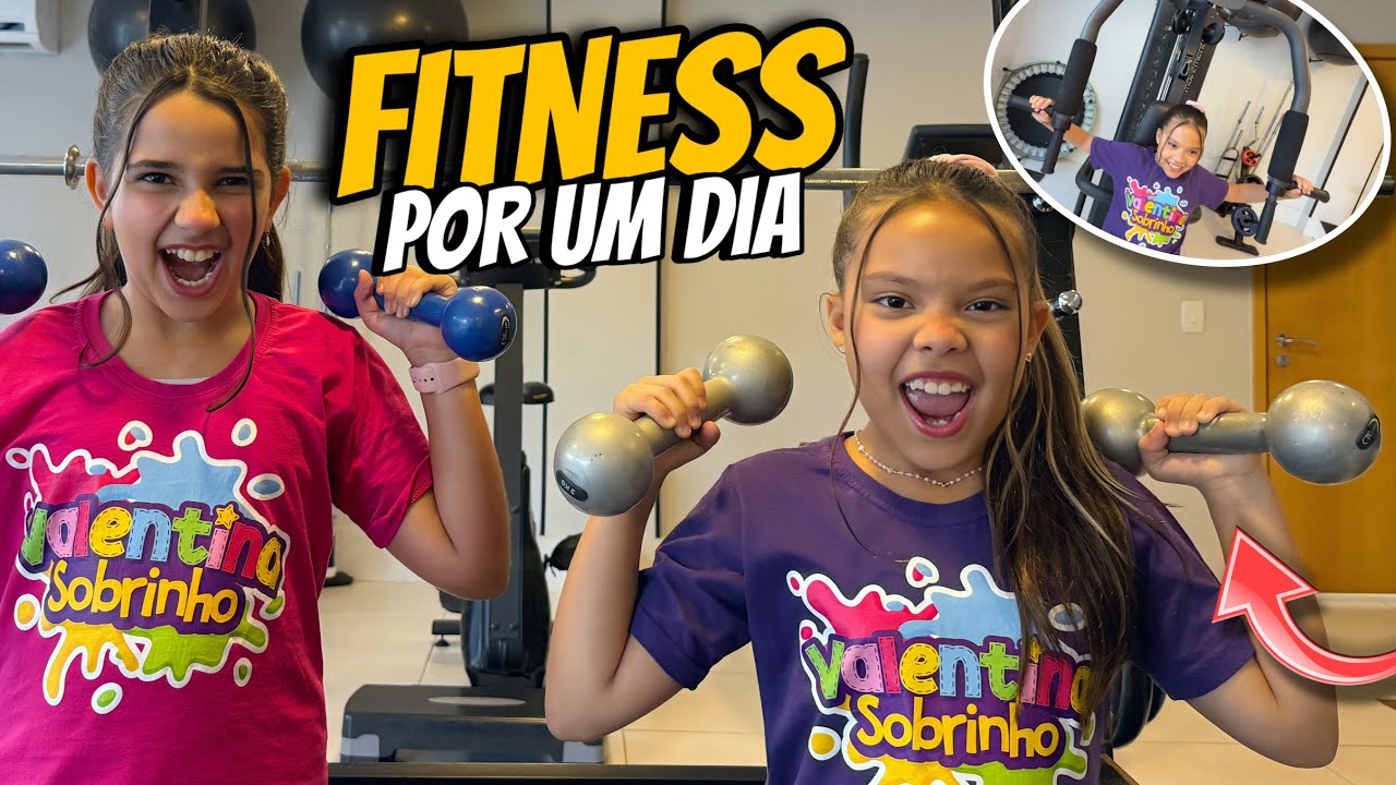 VIRAMOS FITNESS POR UM DIA !! * CANSAMOS DEMAIS 😪