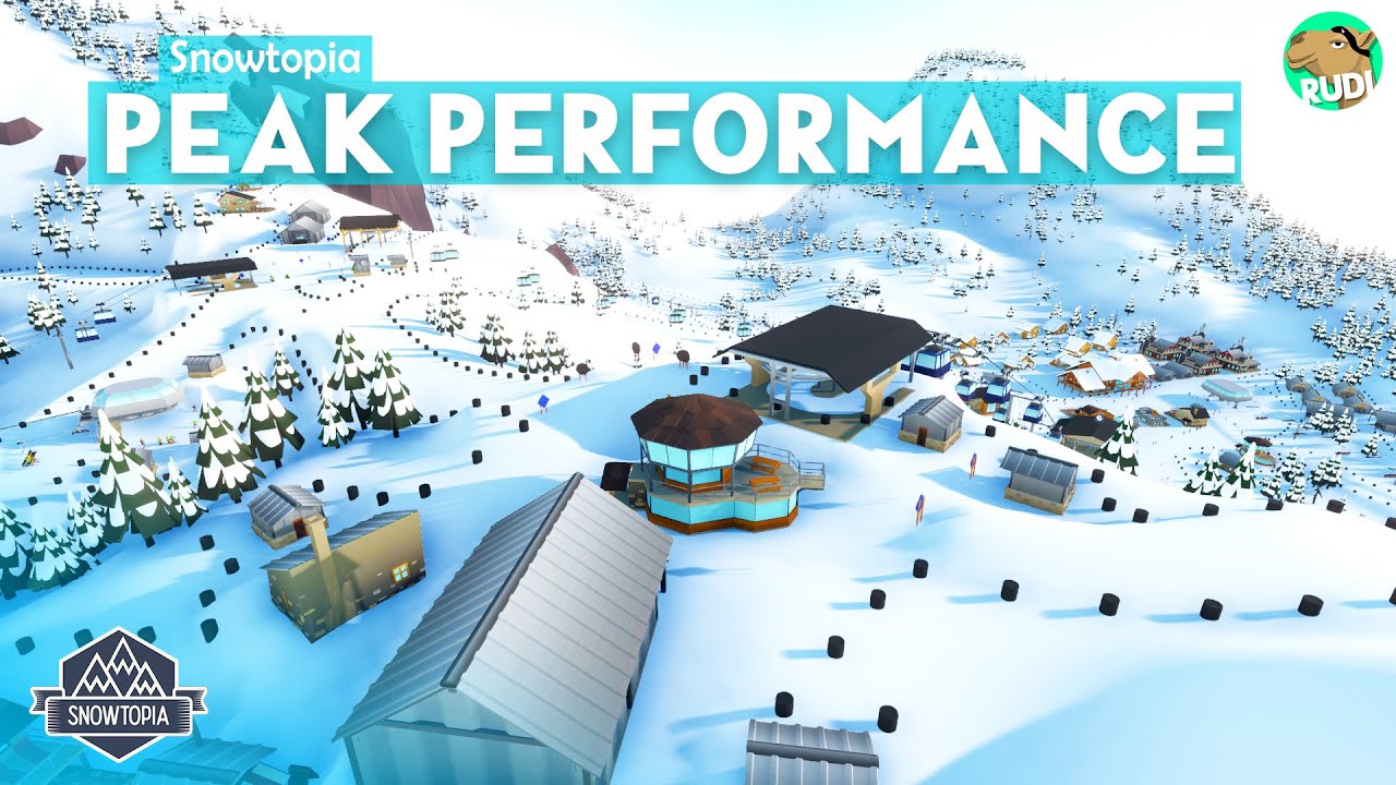 SNOWTOPIA - Ski Resort Tycoon - Peak Performance with everything researched!