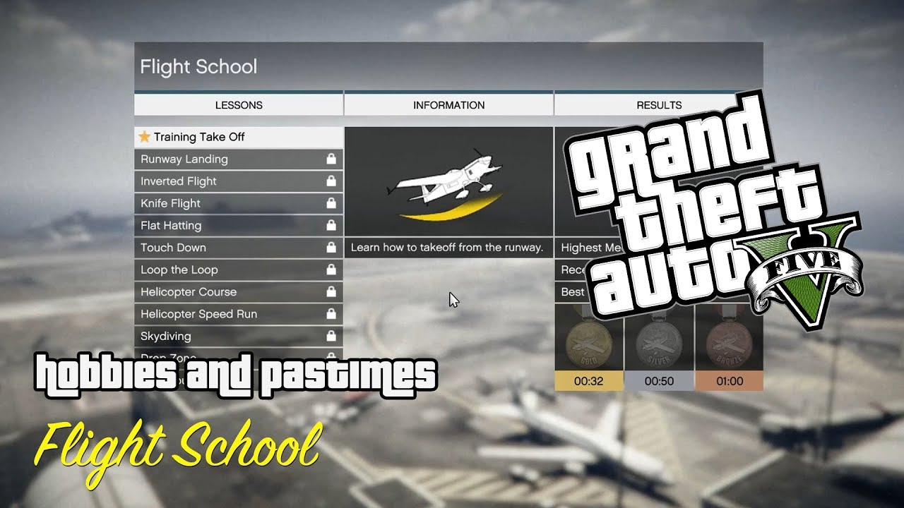 GTA 5 - Grand Theft Auto V / Flight School