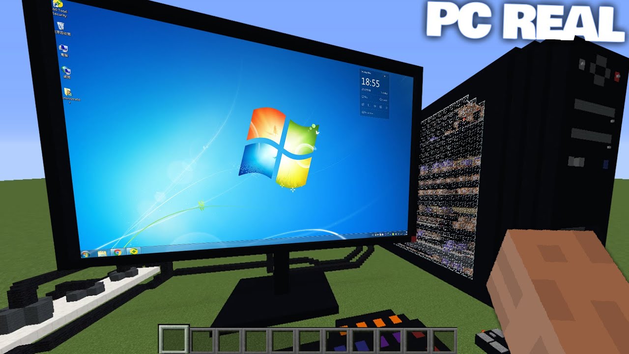 Use una PC adentro de Minecraft y Funcion&oacute;