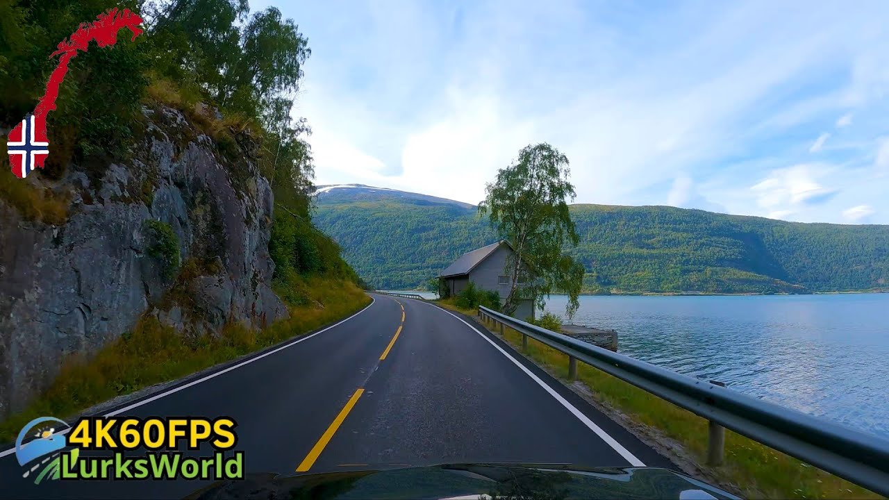 Driving in Norway - Hellesylt to Loen - 4K60
