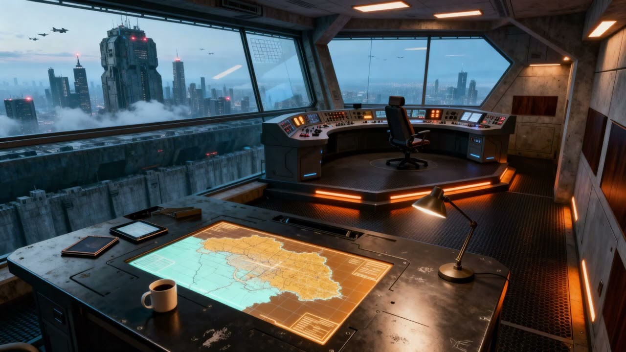 Citadel Mission Control HQ | Futuristic Sci-Fi Soundscape