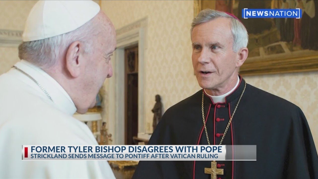 Former Bishop of Tyler breaks silence over Pope's recent change to bless same-sex couples