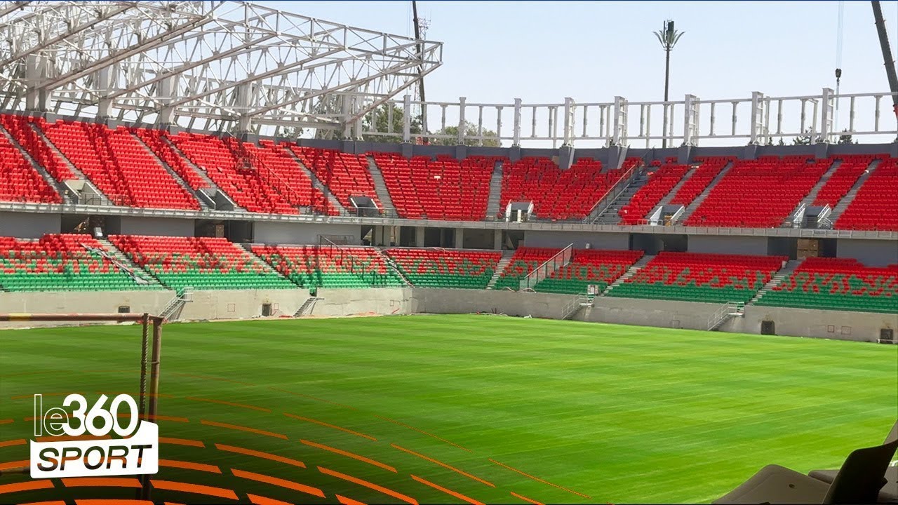 Exclu360. Pelouse posée, tribunes en place: le stade Moulay El Hassan en phase d’achèvement