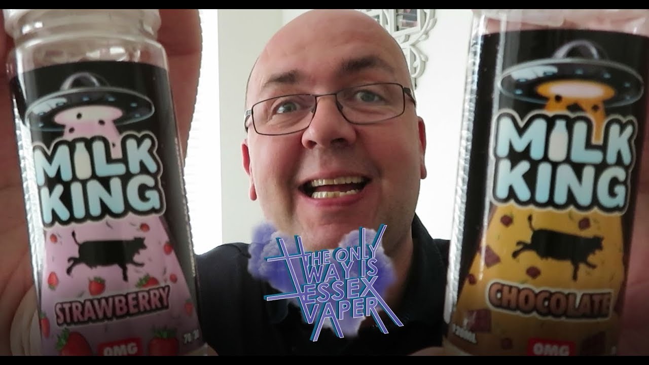 Dripmore Milk King - Strawberry & Chocolate Eliquid Reviews #mindthecows