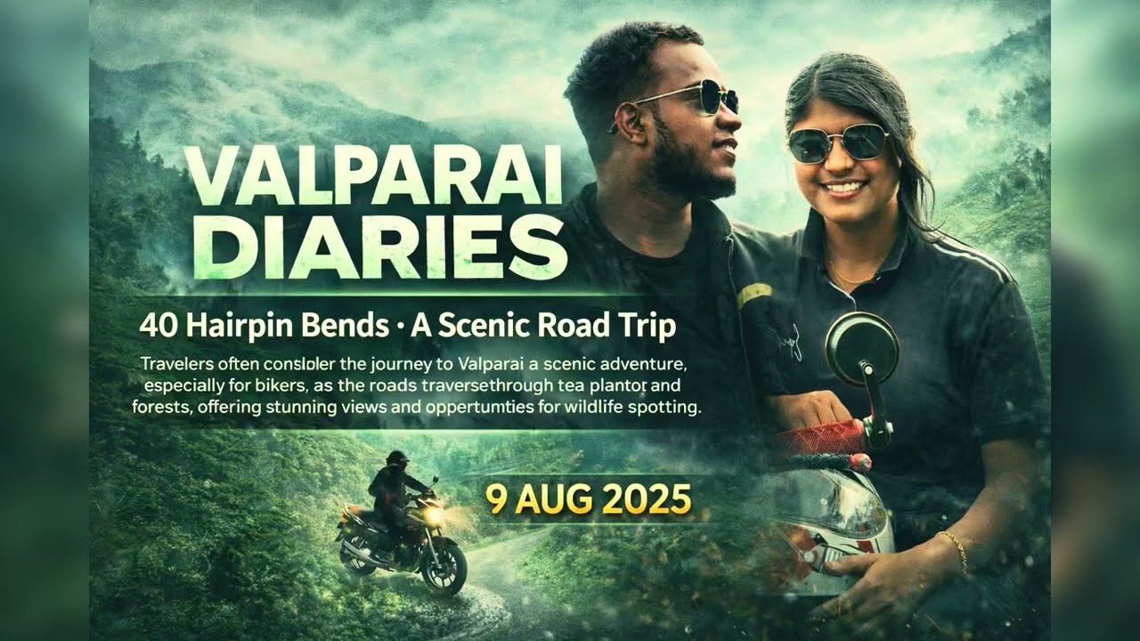 Valparai Diaries 🌿 | A Healing Couple Bike Ride After Hard Times @VinoReshz 