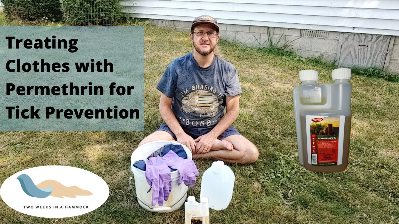 Treating Clothes With Permethrin for Tick Protection