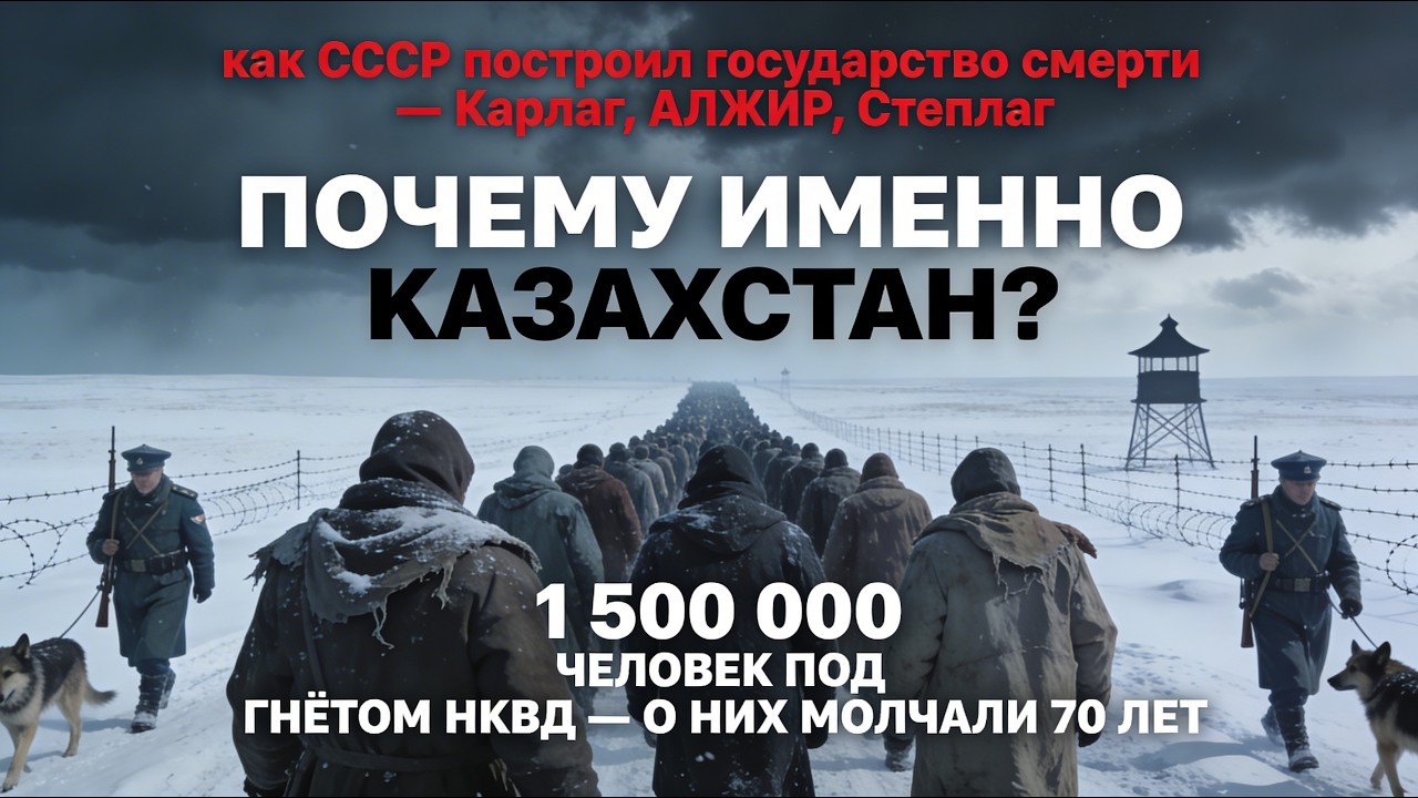 НКВД в казахской степи: самая страшная тайна советского Казахстана. Тайная империя лагерей.