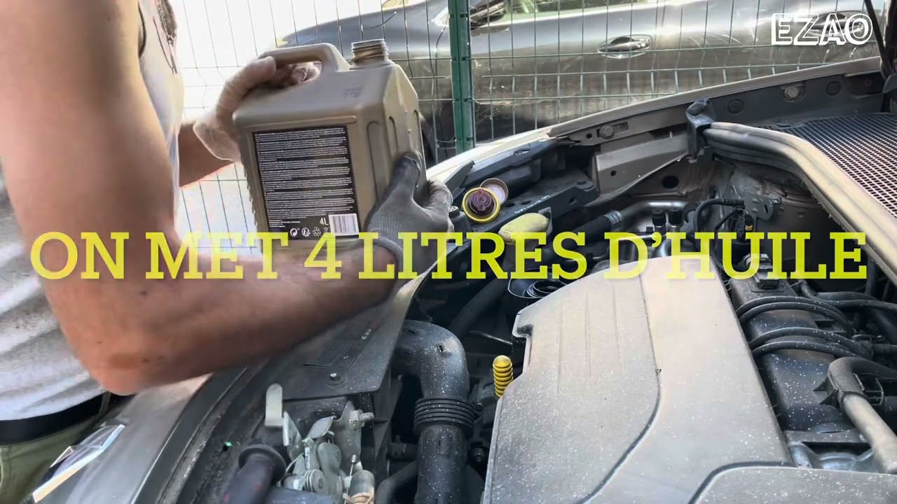 VIDANGE ET CHANGEMENT DU FILTRE À HUILÉ CLiO 3 1.2 essence