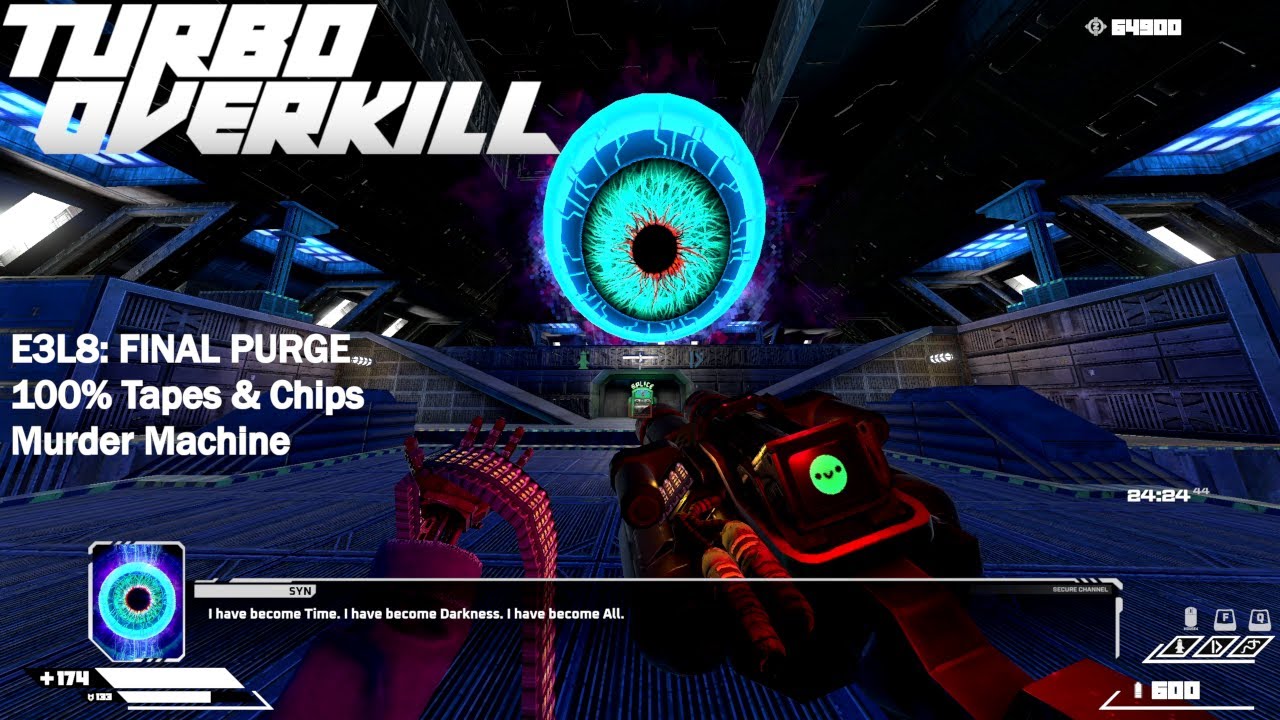 Turbo Overkill - E3L8: Final Purge (Murder Machine, 100% Tapes/Chips)