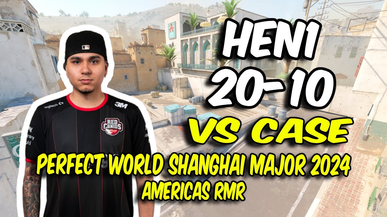 RED Canids HEN1 (20/10) vs Case (Dust2) @ Perfect World Shanghai Major 2024 Americas RMR | CS2 POV