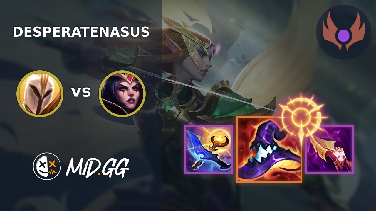 MID.GG: [ DesperateNasus ] Kayle MID vs LeBlanc | EUNE MASTER | LOL Season 2025