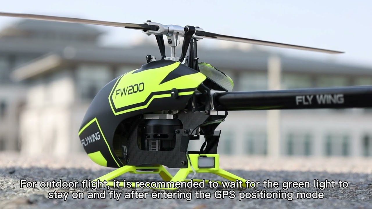 How to fly higher？FLYWING FW200 RC heilcopter