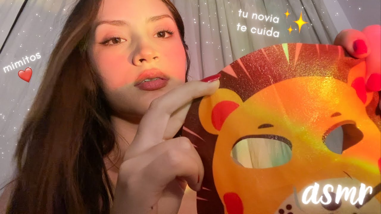 ♡ Asmr  tu novia te cuida y te hace un skincare | Atención Personal ❤️