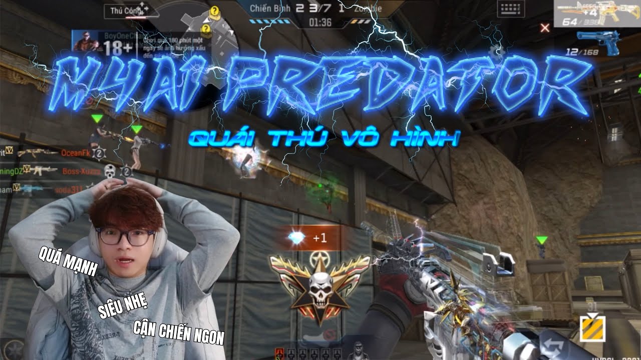 CF Mobile / CF Legends : M4A1 PREDATOR - QU&Aacute;I TH&Uacute; V&Ocirc; H&Igrave;NH , CỰC K&Igrave; B&Aacute; ĐẠO TRONG CHẾ ĐỘ ZOMBIE