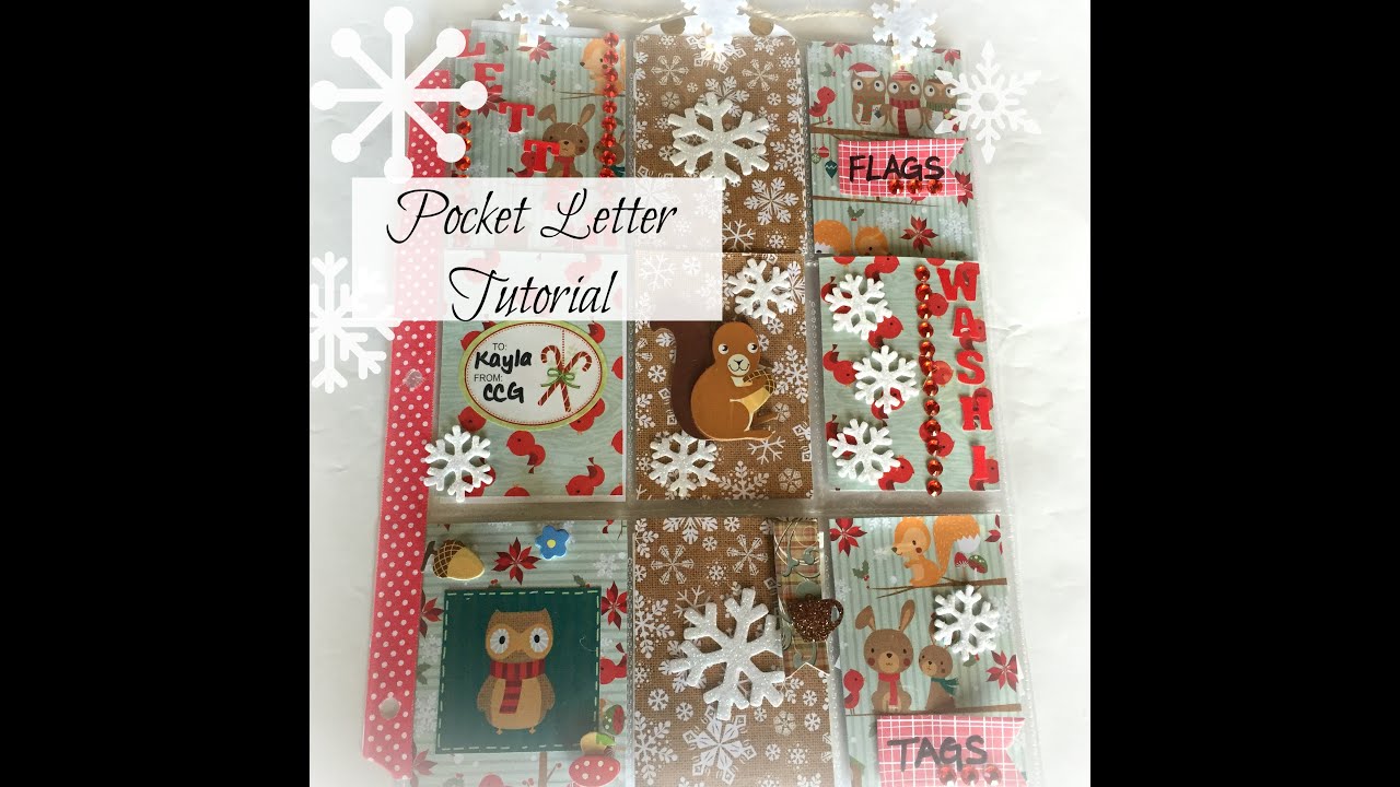Pocket Letter Tutorial | Winter Woodland Theme