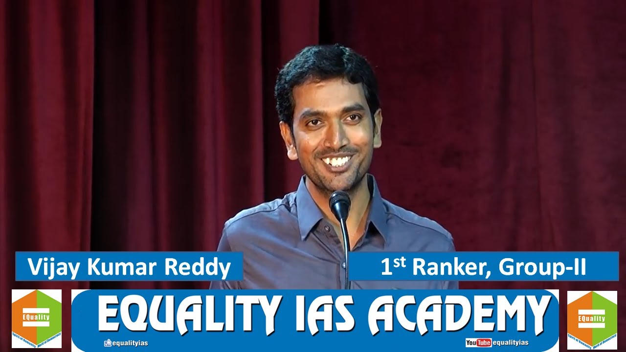 Group 2 First Ranker Shri. Vijay Kumar Reddy - Preparation Strategy