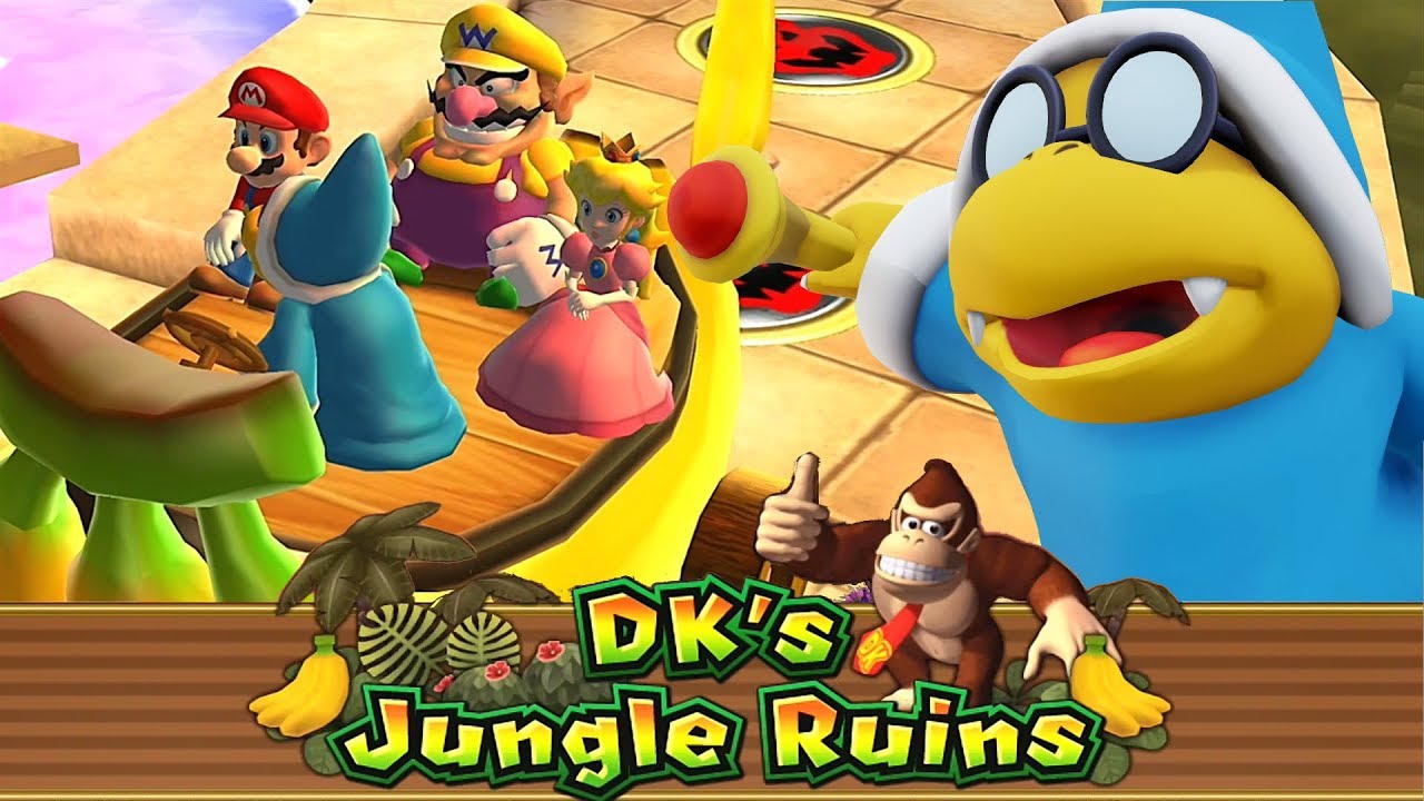 Mario Party 9 DK's Jungle Ruins Magikoopa (Kamek) Master Difficulty #7
