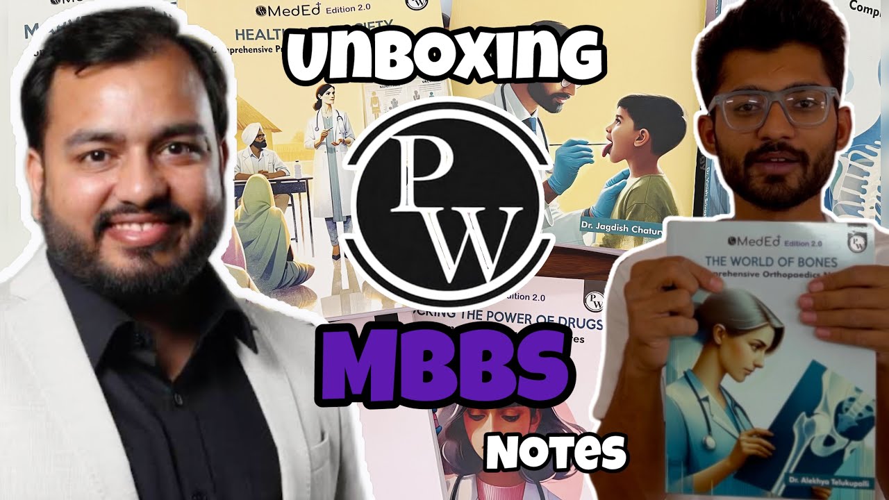 PW MBBS notes unboxing|| PW vs Marrow || price,quality,details||Amantiwari|| MBBS