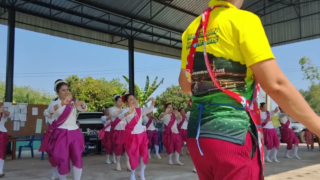 #นางรำจิตอาสา #ไหว้ครูบูชาคุณ#งานแก้บน 15/03/2026ศาลากลางบ้านม.18คลองตะเกรา