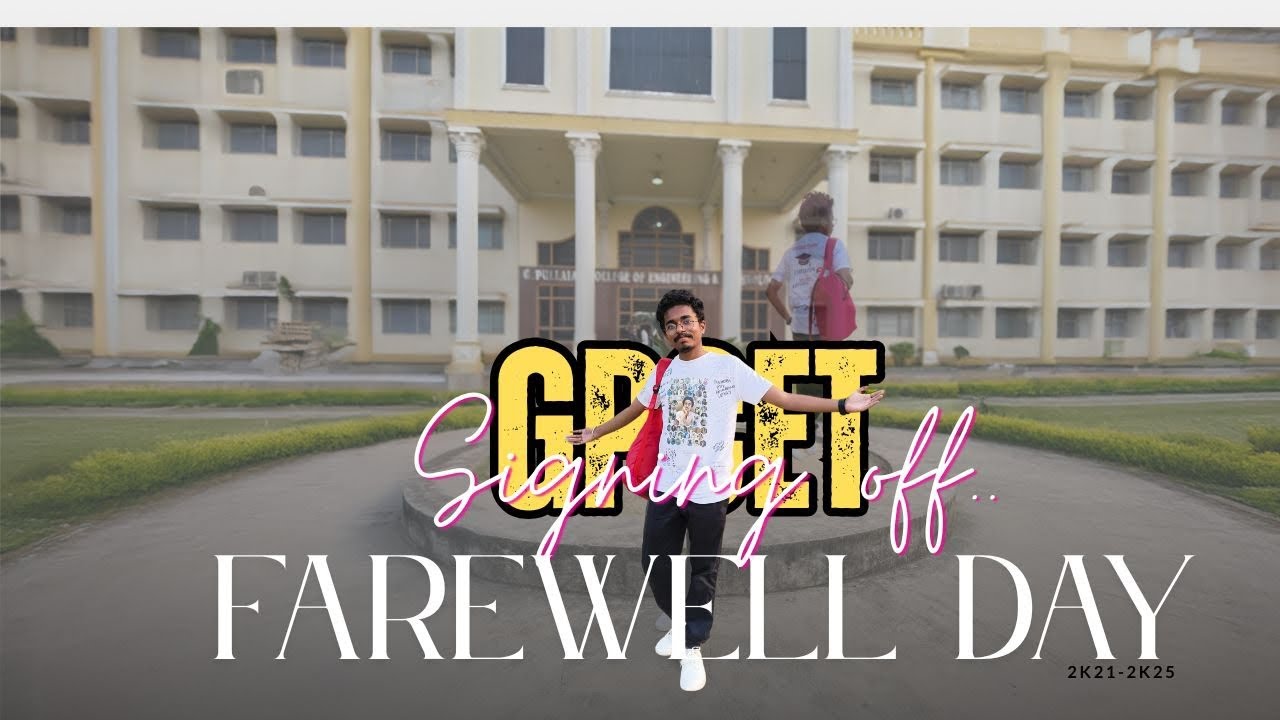 🎥✨ GPCET Farewell Vlog 🎓 | 4 Years, One Frame | Signing Off in Style 💫 | 2K21–2K25 | Sree Diaries❤️