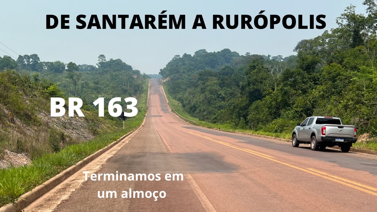 Fui de Santarém a Rurópolis pela BR 163, numa época de muita queimada