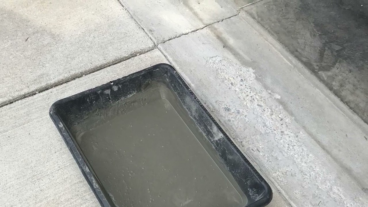 Concrete floor or driveway recap. Viral Short diy short. 