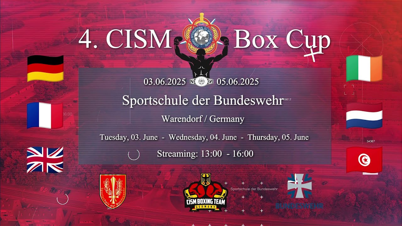 02 Wednesday - 4th CISM Boxing Cup 2025