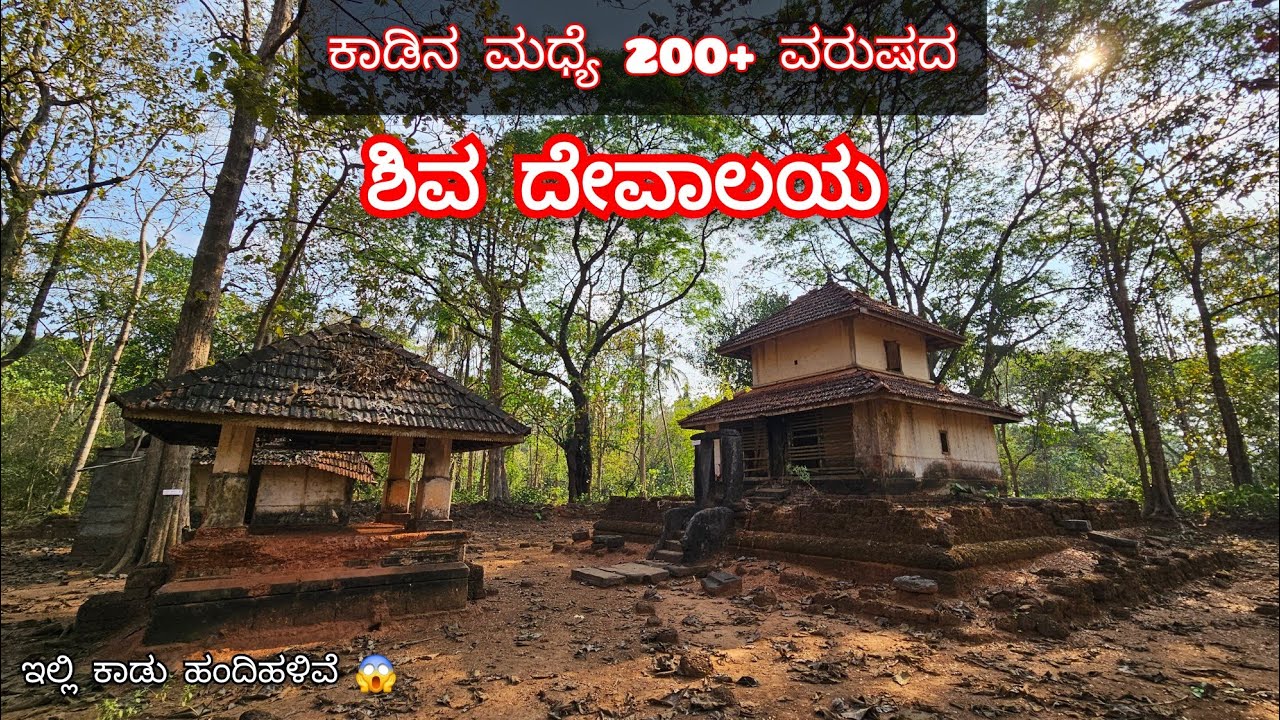 ಕಾಡಿನ ಮಧ್ಯೆ 200+ ವರುಷದ ಶಿವ ದೇವಾಲಯ | ಸುಳ್ಯ | ಇಲ್ಲಿ ಕಾಡು ಹಂದಿಗಳಿವೆ 😱 | Ep-1 | ಕನ್ನಡ ವ್ಲಾಗ್