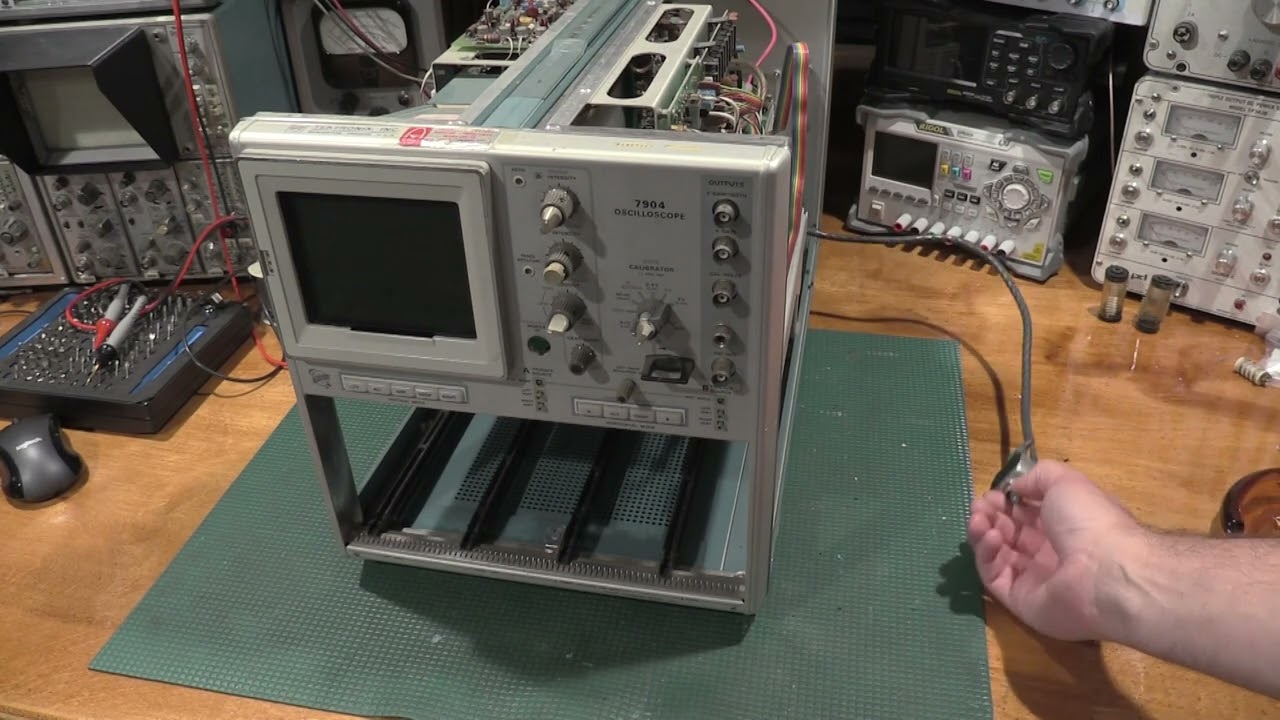 Входной осмотр и устранение неисправностей Tektronix 7904 (удовлетворительные результаты)