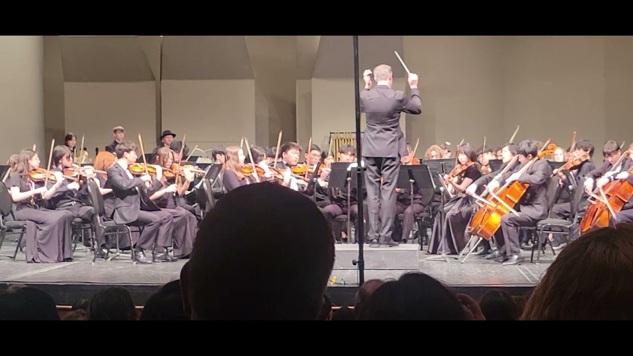 KMEA All State Full Orchestra, end of Tchaikovsky Symphony No. 4