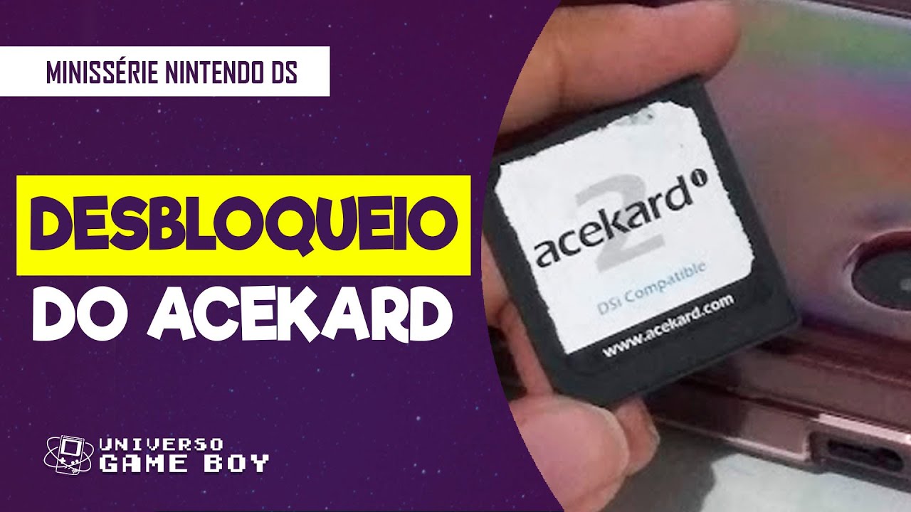 💥Nintendo DS - COMO DESBLOQUEAR o Acekard 2i IMEDIATAMENTE