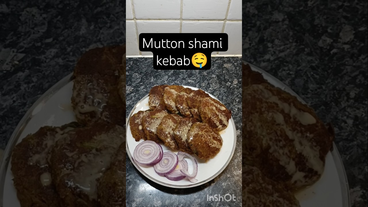 Mutton shami kebab 🤤😋 So easy to make👍 