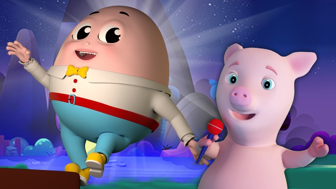 Humpty Dumpty saß auf einer Mauer | Reime für Kinder | Kinderreime | German Songs For Kids