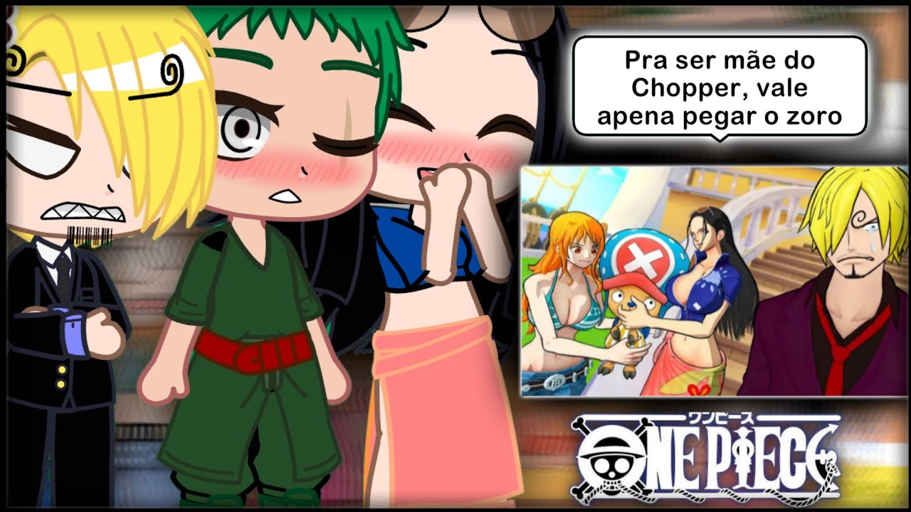 Mugiwaras react  Nami e Robin PREFEREM o Chopper | Sanji, Robin e Nami RESPONDEM no One Piece Vr