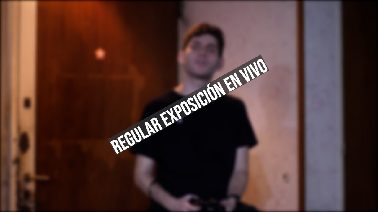 Regular exposición en vivo
