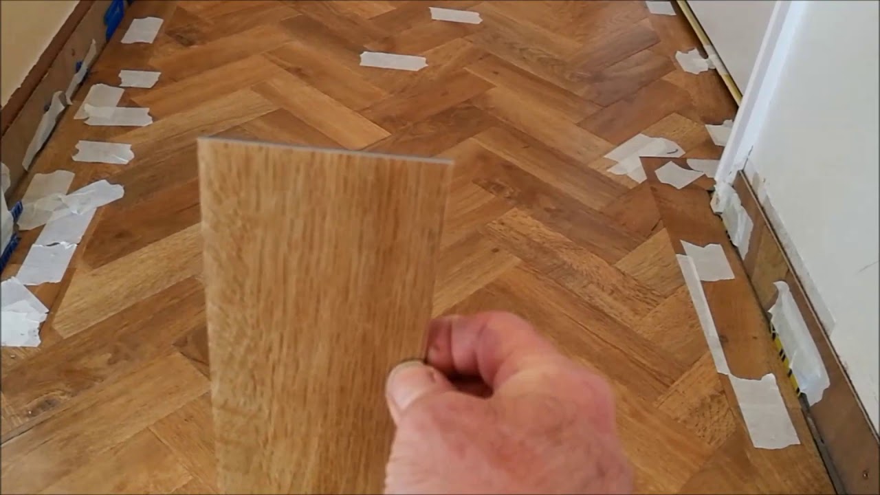 Karndean parquet hall floor - easy!